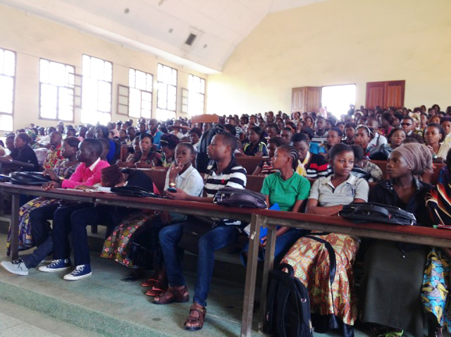 ISTM Students amphitheater Bunia